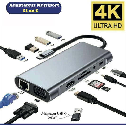 Adaptateur Multiport 11-en-1